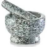 Zeller M&ouml;rser Aus Grauem Granit 13 X 8 Cm Langlebig