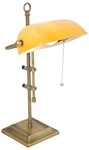 Tischlampe - Ancilla - Bronze - Glas Metall - - Steinhauer
