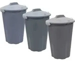 Universal Maxitonne Aus Kunststoff - 40 Liter - Allzweck Tonne Mit Deckel Farblich