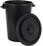 Universaltonne Mit Deckel - 100 Liter - M&uuml;lleimer M&uuml;lltonne Abfalleimer Regentonne