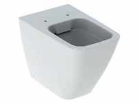 Geberit iCon Square Stand-WC Tiefspüler, wandbündig 211910, 6l, spülrandlos,