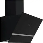 Respekta - Dunstabzugshaube Schr&auml;ghaube Kopffrei 60 Cm Schwarz Wandhaube