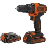 Black+decker Werkzeug - 18v Akku-bohrschrauber, 2x 1,5 Ah Li-ion Akku, Ladeger&auml;t