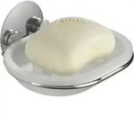 Wenko Turbo-loc&reg; Seifenablage, Befestigen Ohne Bohren, Silber Gl&auml;nzend, Stahl Chrom
