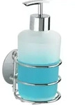 Turbo-loc&reg; Seifenspender, Befestigen Ohne Bohren, Silber Gl&auml;nzend, Stahl Chrom ,