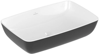 Villeroy & Boch Artis Aufsatzwaschbecken, Rechteckig, Ohne