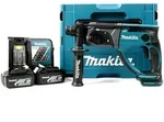 Makita - Bhr 202 Akku Kombihammer 18v 2,0j Sds Plus In Makpac Mit 2x 3ah Akku Und