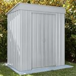 Globel Industries - Ger&auml;tehaus 'skillion 64', Silber Metallic, 1,93 M&sup2;, Ohne