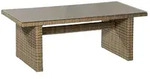Tisch Riviera 200x100cm Stahl/kunststoffgeflecht