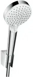 Hansgrohe - Crometta - Brausegarnitur Vario 9 L/min, Mit Halter Porter, 2 Strahlen,