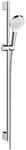 Hansgrohe - Crometta - Duschset 100, Duschstange 90 Cm, Wei&szlig;/chrom 26537400