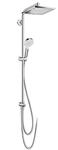 Crometta - Brausegarnitur E 240 Showerpipe F&uuml;r Renovierung, Ecosmart 9 L/min,