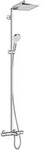 Crometta - Thermostat-wannenarmatur E 240 Showerpipe Mit Zubeh&ouml;r, Chrom 27298000 -
