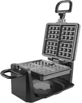 Wm-110984 Waffeleisen Silber, Schwarz - Emerio