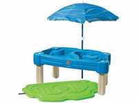 Cascading Cove Sand & Wassertisch mit Sonnenschirm Wasserspieltisch für Kinder...