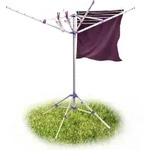 W&auml;schespinne, 19 M Leine, H X B X T: Ca. 161 X 120 X 120 Cm, Mit Standfu&szlig;, Garten,
