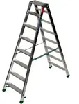 Doppelleiter 2x7 Stufen - Maximale Arbeitsh&ouml;he 3.54m - D6
