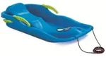 Prosperplast Schlitten Kinderschlitten Mit Bremsen Bob Rodelschitten Race S Blau