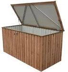 Metall Garten Ger&auml;tebox Kissenbox 1450 L