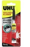 Uhu Sekundenkleber Blitzschnell Pipette 10g