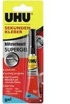 Uhu - Sekundenkleber Blitzschnell Supergel L&ouml;sungsmittelfrei, 10g