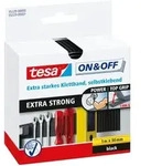 Tesa On & Off 55229-00-01 Klettband Zum Aufkleben Haft- Und Flauschteil, Extrastark