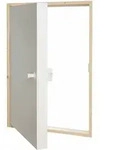 Dolle Kniestockt&uuml;r Cpl-beschichtet In Wei&szlig; 100x70x11,5cm U-wert 0,65w/m2&middot;k