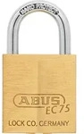 ► Abus Vorhangschloss 75/30 Verschiedenschlie&szlig;end Mit Wendeschl&uuml;ssel
