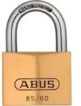 Hangschloss Messing 85/60 Gl.-2703 - Abus