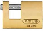 Abus Av-vorhangschloss, Monobloc 82/63, Messing
