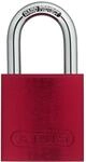 Abus - Vorhangschloss Aluminium 72/40 Rot Vs. Einseitig Neutral
