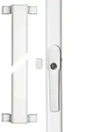 Abus - Fenster-stangenschloss Alarm Fos550a W Wei&szlig; Gleichschl. Al0125