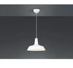 Retro Pendelleuchte Will Lampenschirm Metall Wei&szlig; &Oslash; 36cm