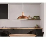 Trio Lighting - Retro Pendelleuchte Will Lampenschirm Metall Kupfer Antik, &Oslash; 36cm