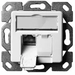 Telegaertner Updose Cat6/cl.e Double 2xrj45 Alpinwhite Amj45