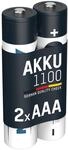 Ansmann - Akku Micro Aaa, 2 St&uuml;ck, 1050 Mah 1,2v Ni-mh, Wiederaufladbar
