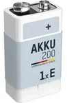 Ansmann - Akku 9v 200mah E-block Nimh 1,2v &ndash; 1000x Wiederaufladbar (1 St&uuml;ck)
