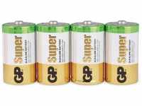 Mono-Batterie-Set super Alkaline 4 Stück - GP