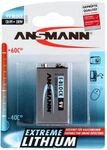 Ansman Batterien 9v E-block Extreme Lithium &ndash; Hohe Kapazit&auml;t (1 St&uuml;ck)