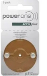 Powerone P312 H&ouml;rger&auml;teakku Za 312 Nimh 23 Mah 1.2 V 2 St.