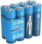 Lithium Batterie Aa Lr6 1,5v, 8 St&uuml;ck - Ansmann