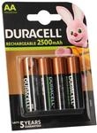 Duracell - Precharged Hr06 Mignon (aa)-akku Nimh 2500 Mah 1.2 V 4 St.
