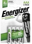 Energizer - Power Plus Hr03 Micro (aaa)-akku Nimh 700 Mah 1.2 V 4 St.