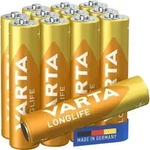 Varta - Longlife Aaa Big Box 12 Micro (aaa)-batterie Alkali-mangan 1200 Mah 1.5 V 12