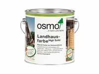 Keine Angabe - Osmo Landhausfarbe 2,5 Liter Schwarzgrau (2703)