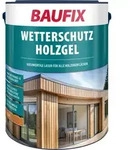 Baufix Wetterschutz-holzgel Teak Seidengl&auml;nzend, 5 Liter, Holzlasur