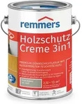 Holzschutz-creme 3in1 Silbergrau, 2,5 Liter, Tropffreie Holzlasur F&uuml;r Aussen,