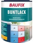 Baufix Buntlack Gelb Seidenmatt, 1 Liter, Lackfarbe