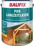Baufix Pur Langzeitlasur Kiefer Seidenmatt, 5 Liter, Holzlasur