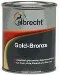 Albrecht - Gold-bronze 125 Ml Gold Lack Goldlack Effektlack Buntlack Innen